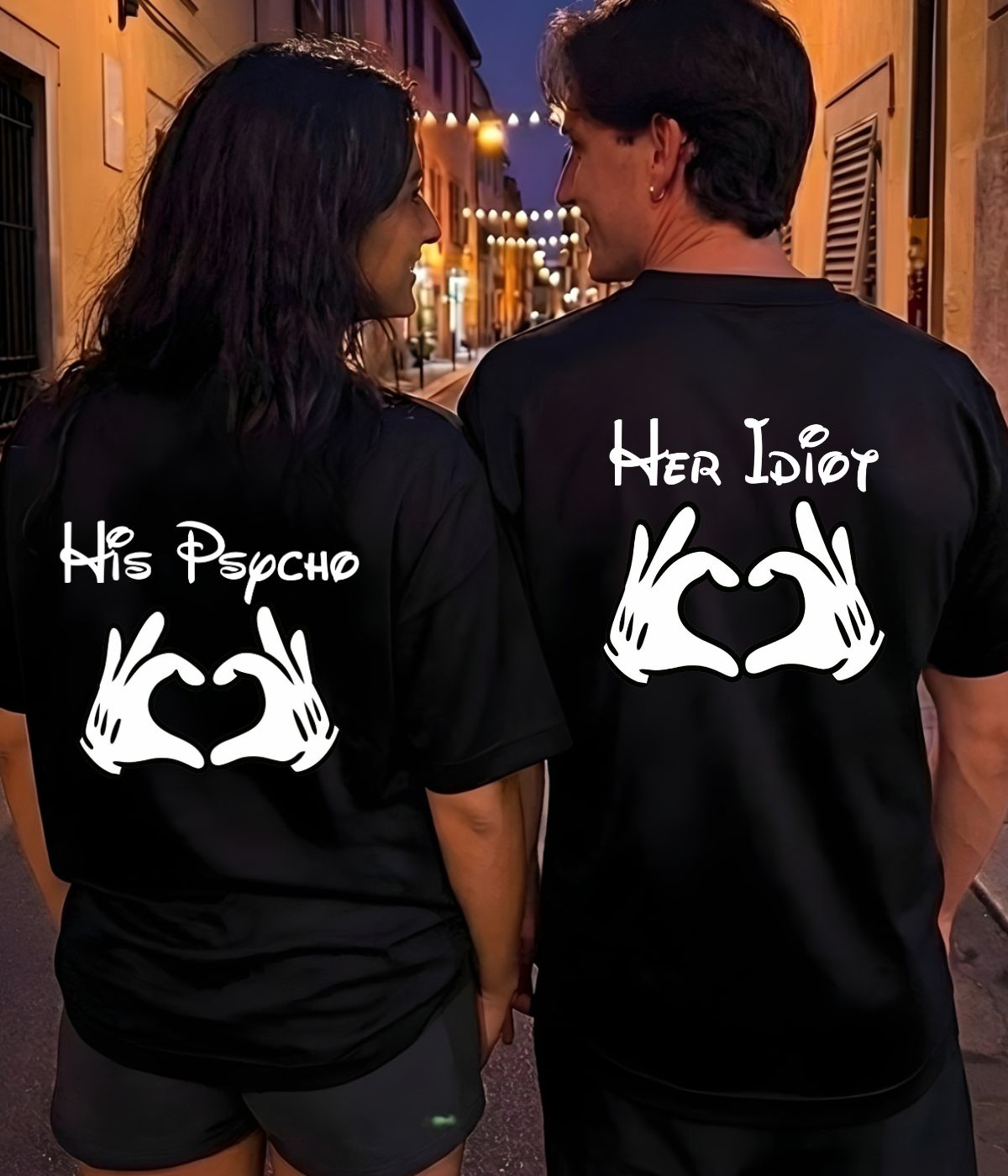His/Her Psycho/Idiot - Couple Shirt Bundle