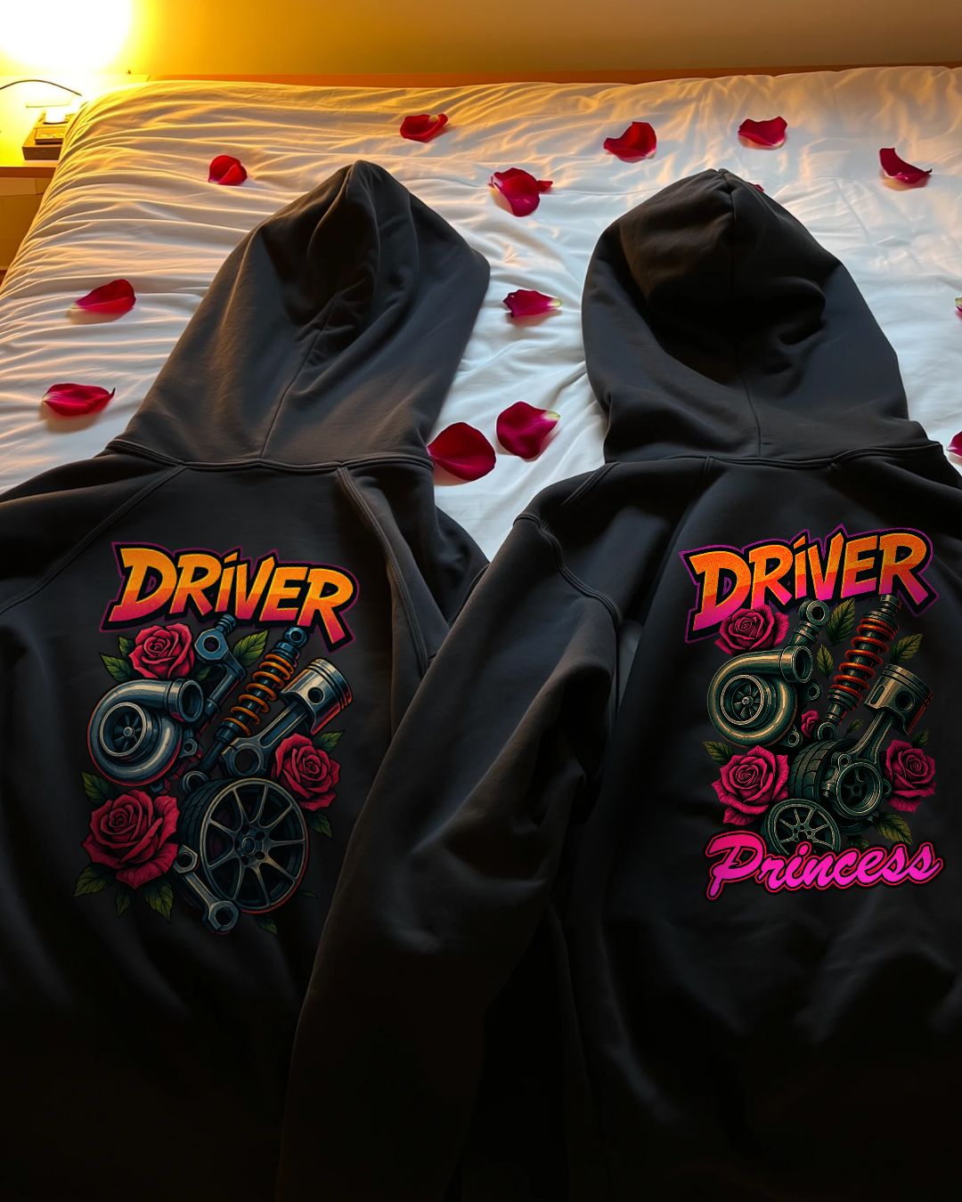 Driver Love - Couple Hoodie Bundle