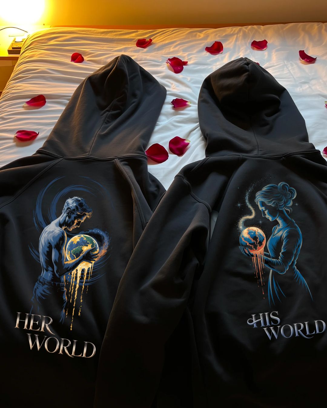 His/Her World - Couple Hoodie Bundle