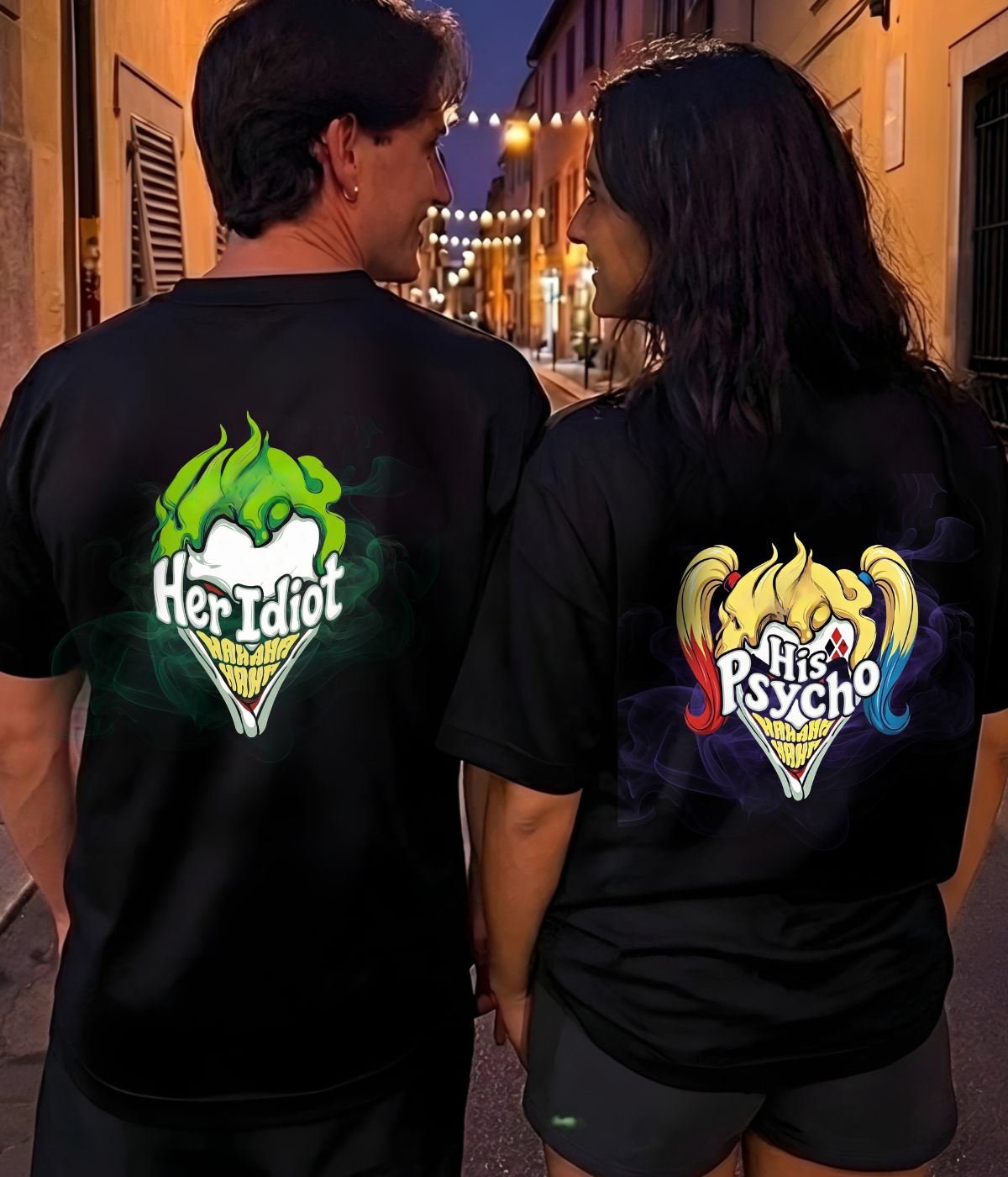 Idiot & Psycho - Couple Shirt Bundle