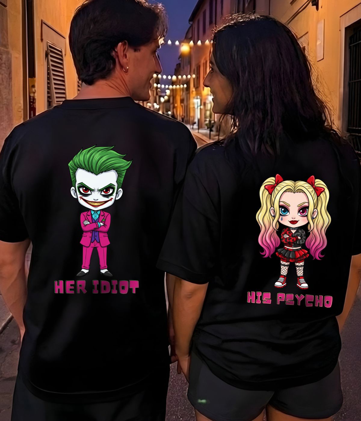 Idiot & Psycho - Couple Shirt Bundle