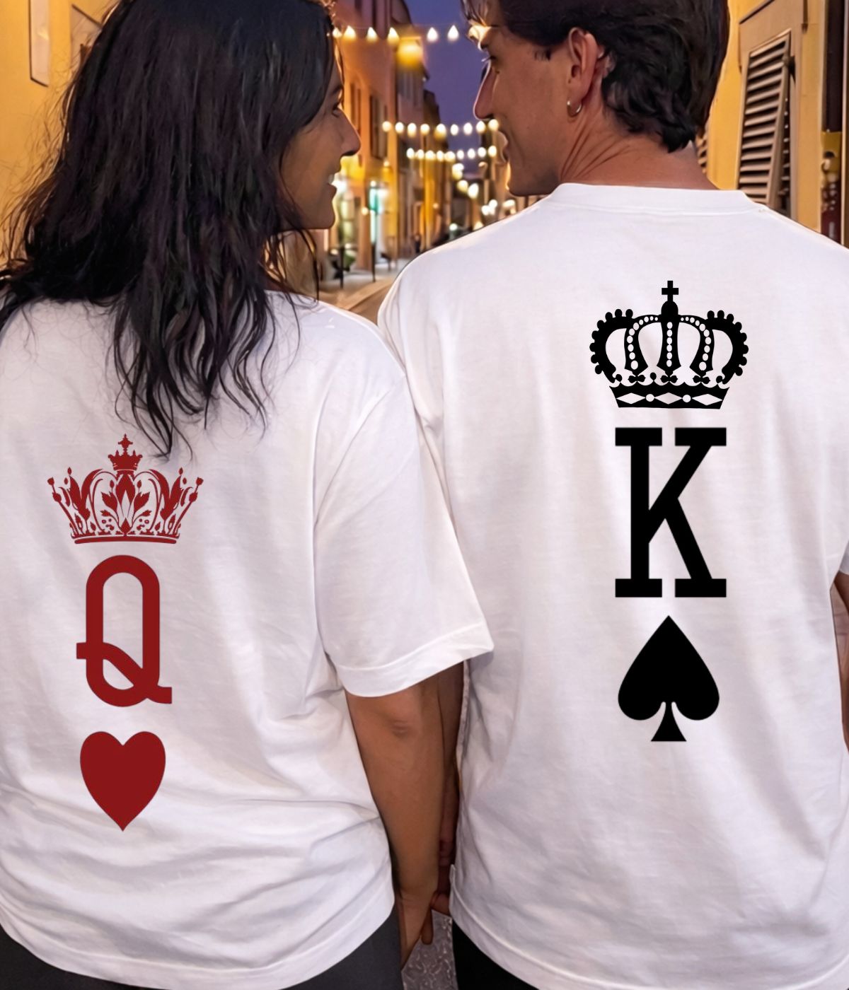 King & Queen Cards - Couple Shirt Bundle