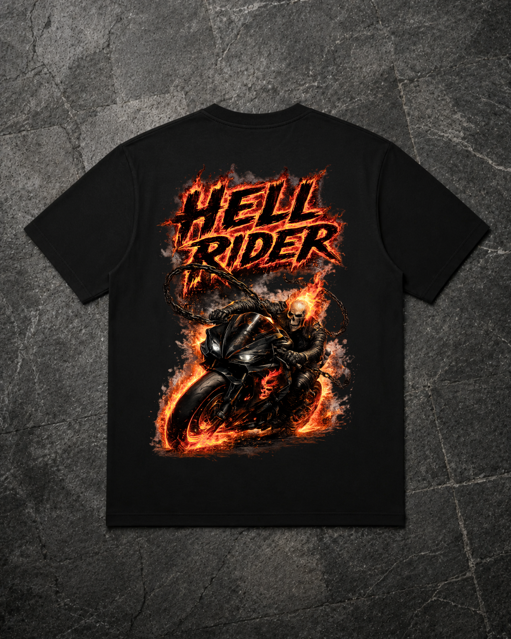 Hell Rider - Shirt Unisex Backprint