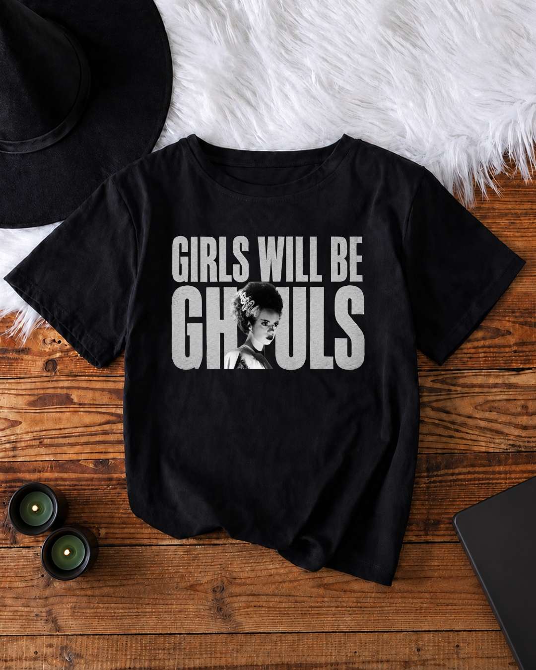 Girls Will Be Ghouls Halloween Shirt for Women