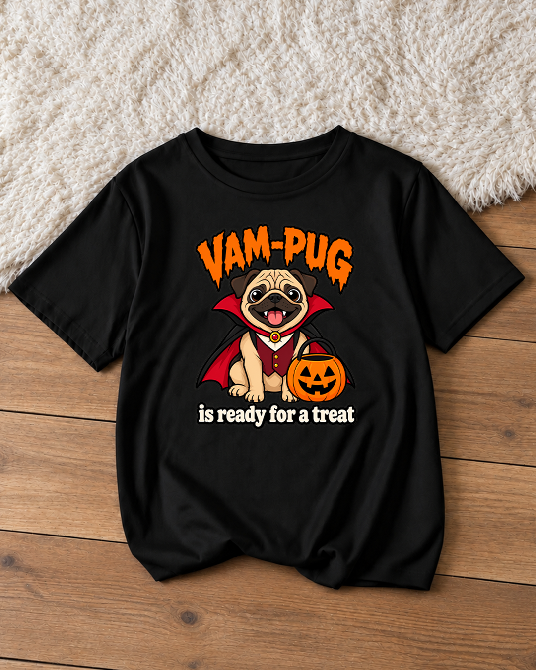 VamPug - Funny Pug Halloween Shirt