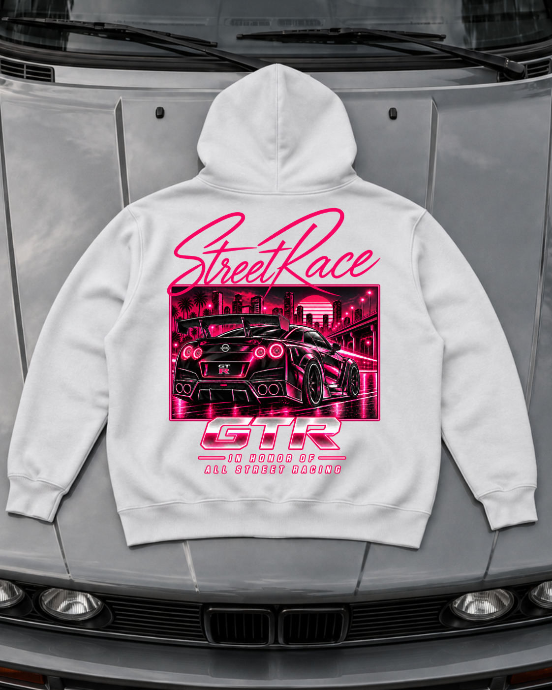 Street Race - Hoodie Unisex Backprint