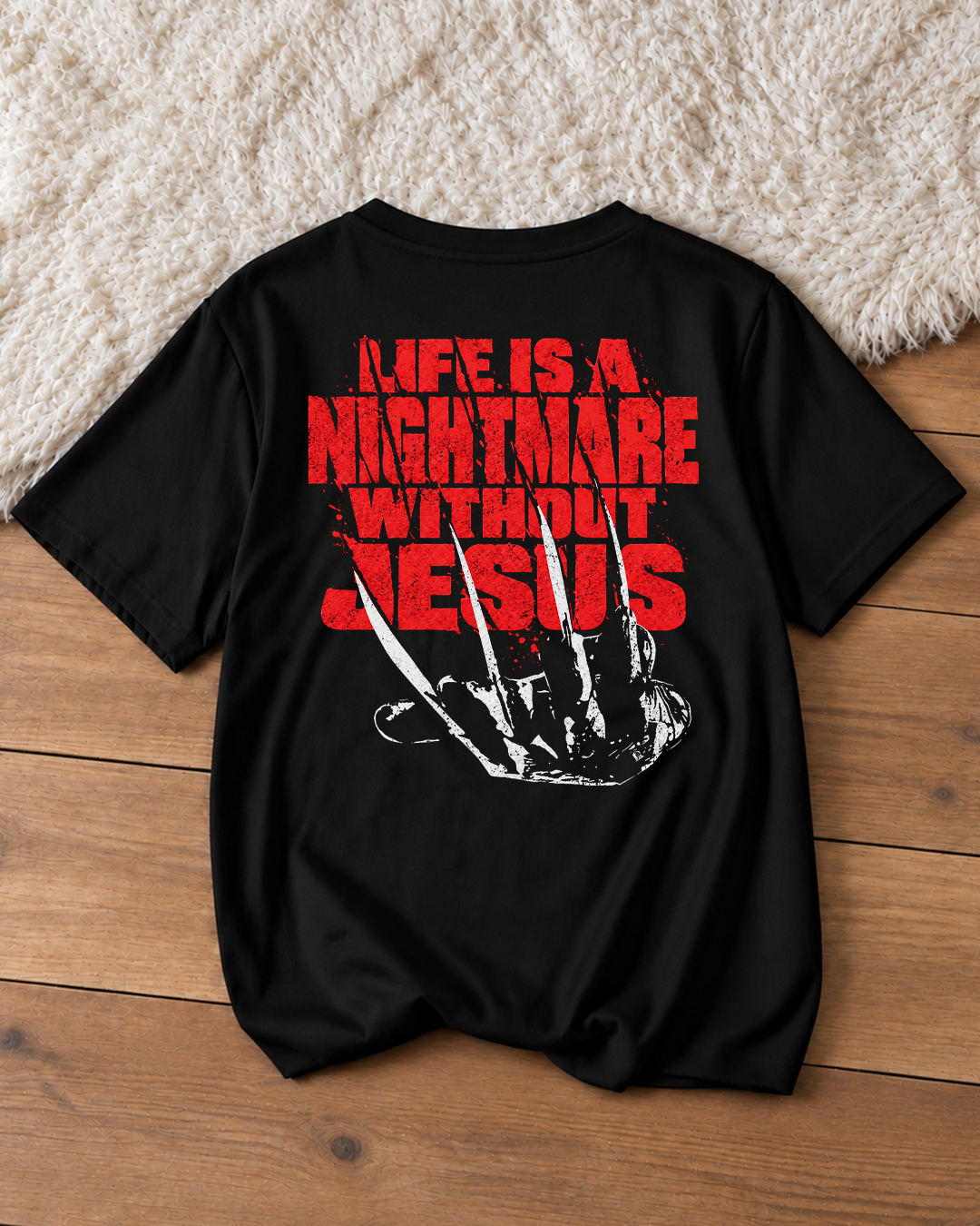 Nightmare Without Jesus - Christian Halloween Shirt