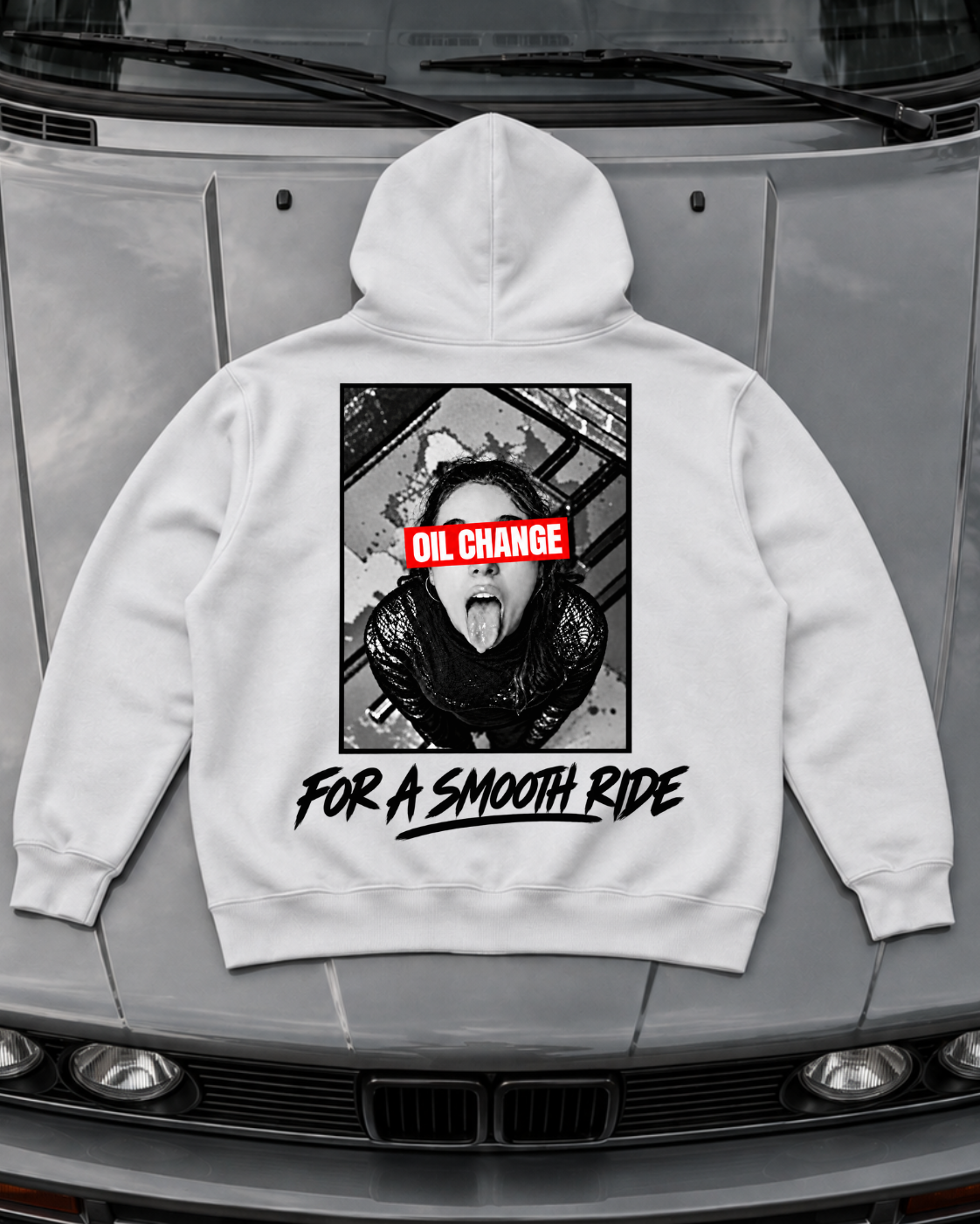 smooth ride - Hoodie Unisex Backprint