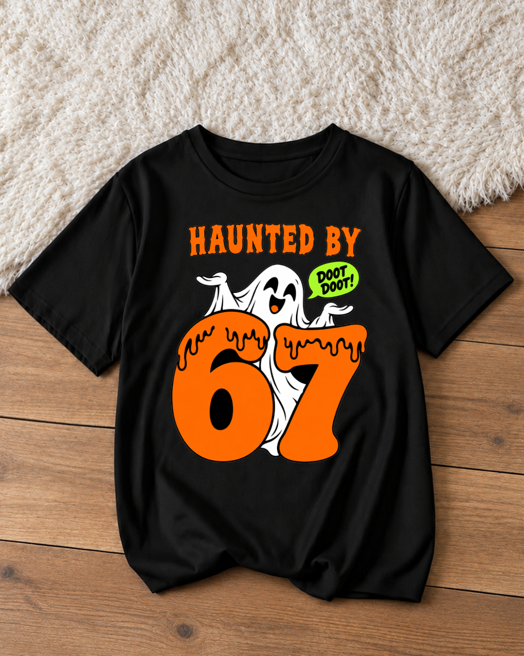 Haunted by 67 - Funny Halloween Shirt