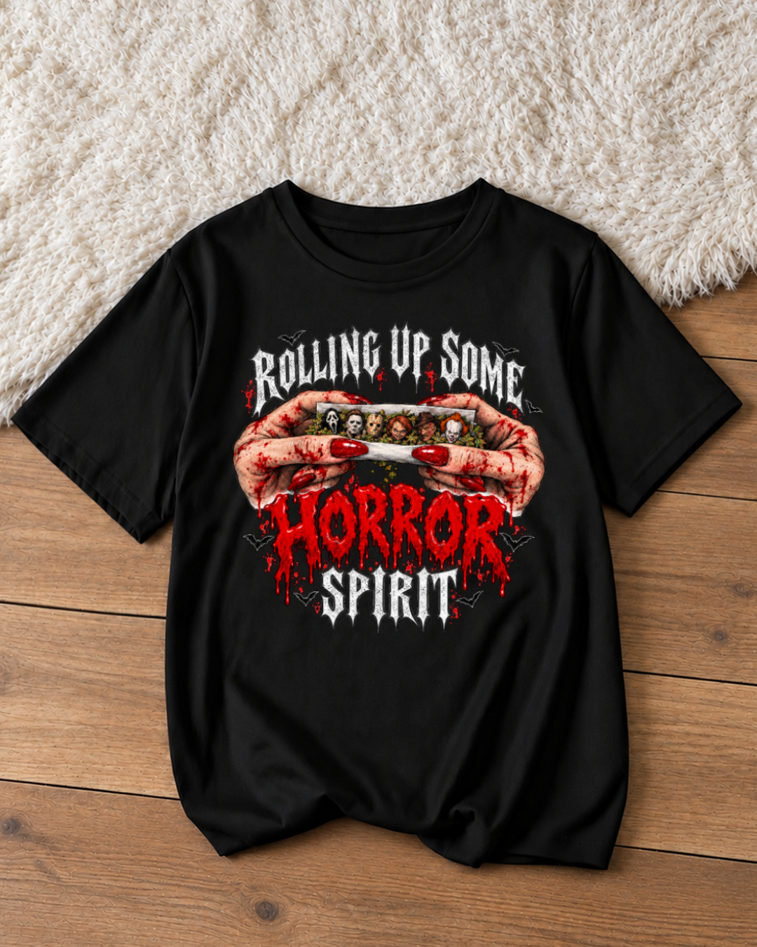 Rolling Up Some Horror Spirit - Halloween Shirt