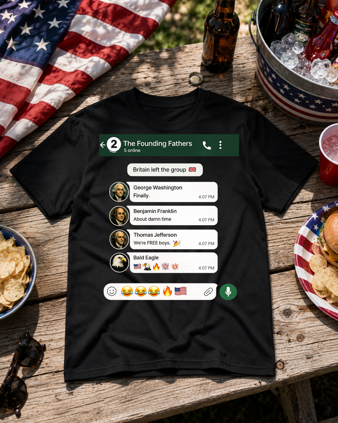 founding fathers - Shirt Unisex