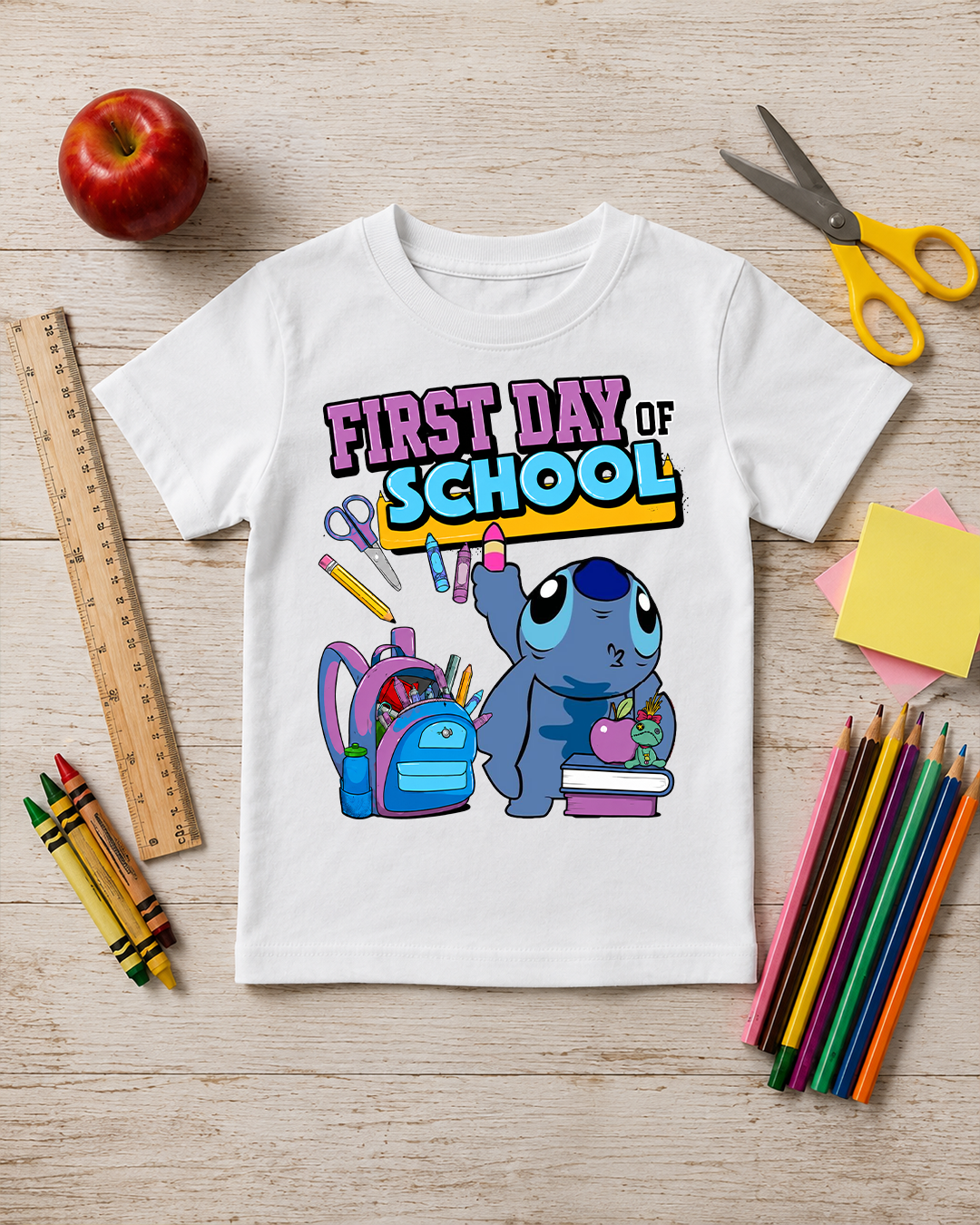 First Day of School - Perfect Back to School Shirt for Kids - Unisex