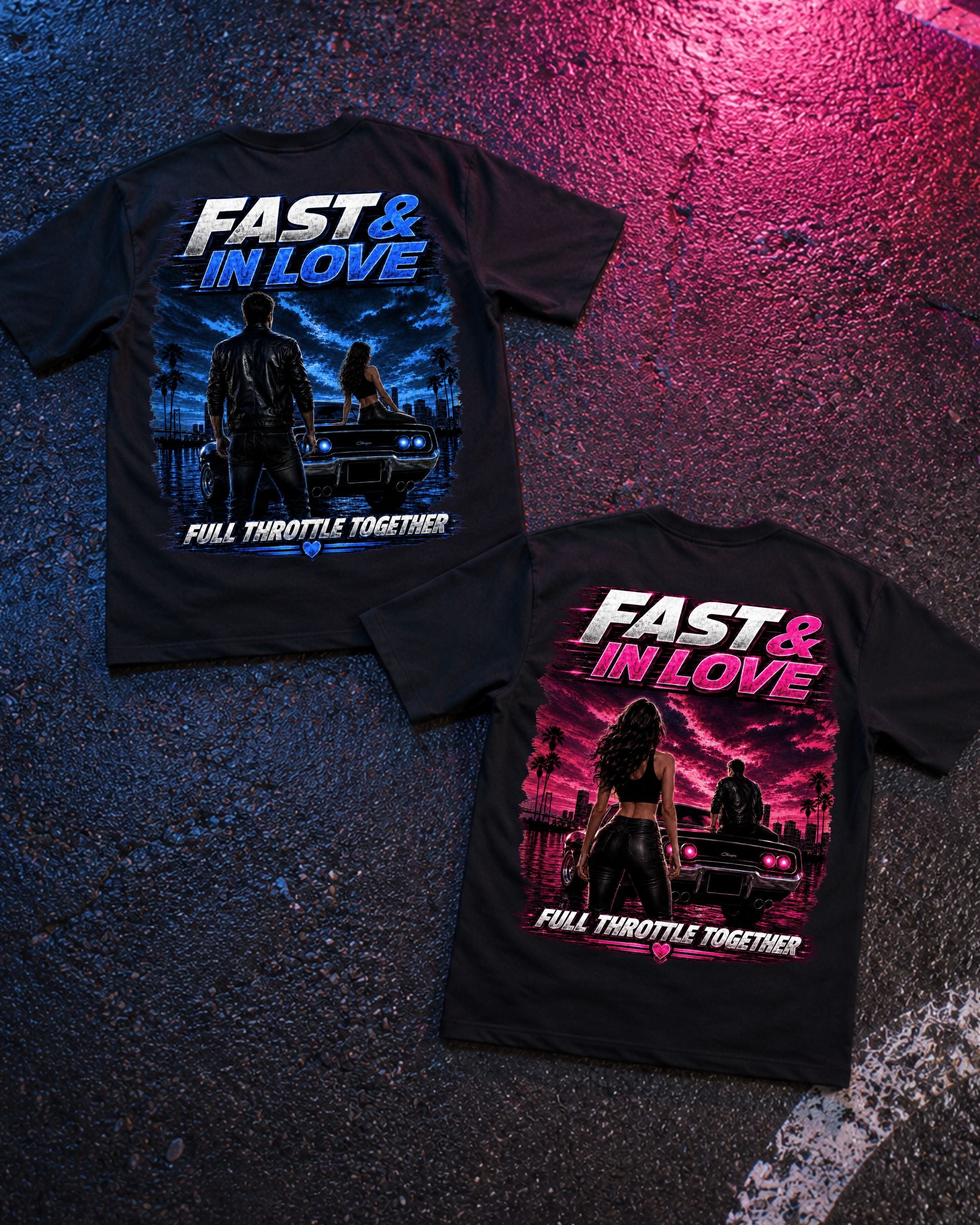 Fast & In Love - Couple Shirt Bundle