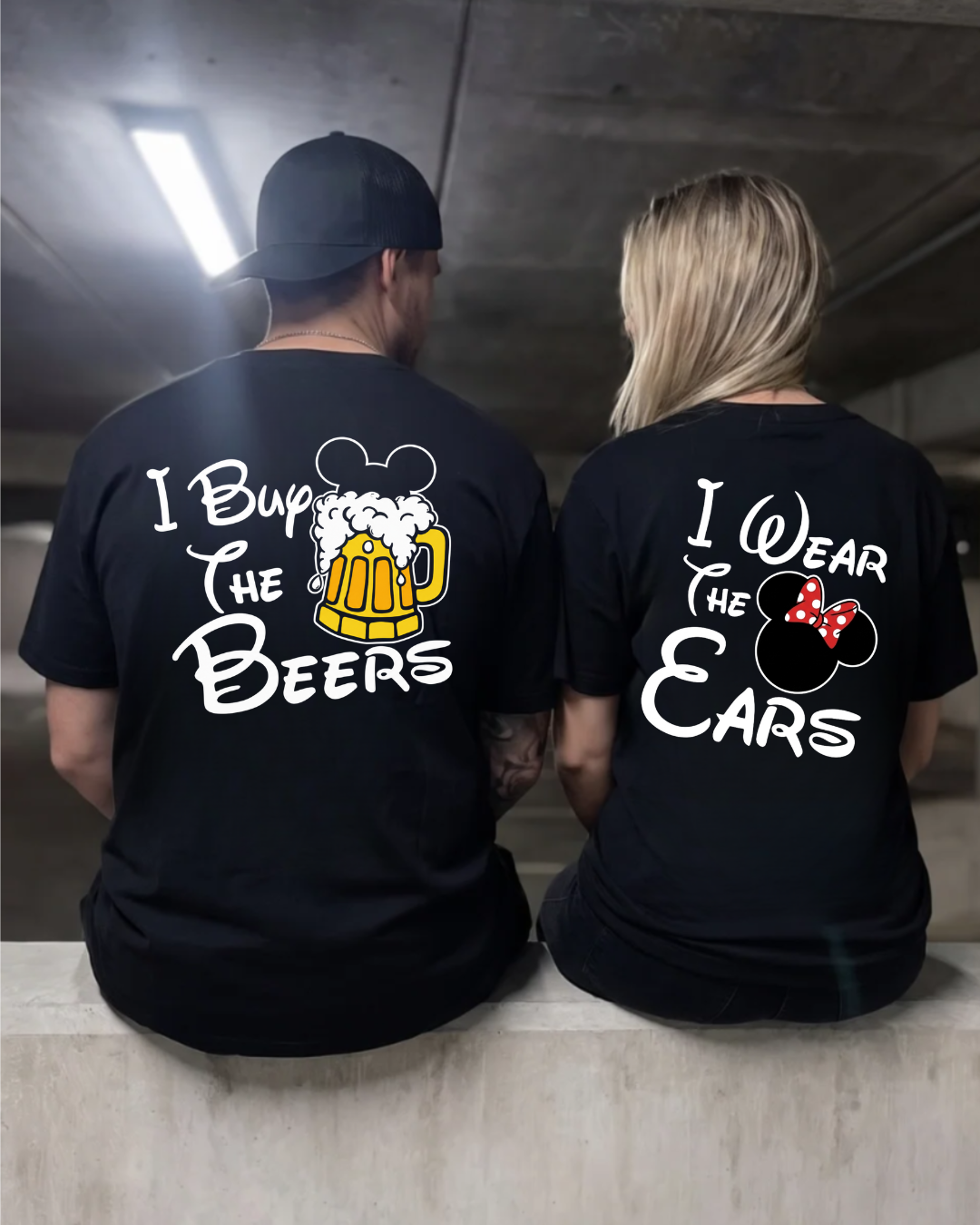 buy the beers / wear the ears - Couple Shirt Bundle