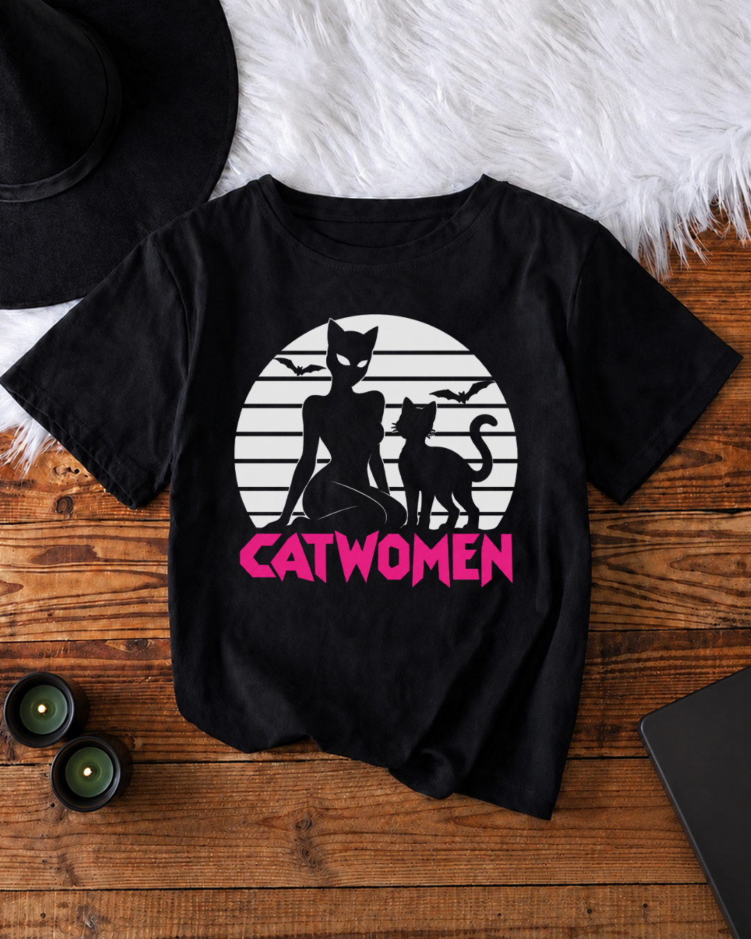 Cat Mom - Halloween Shirt for Women