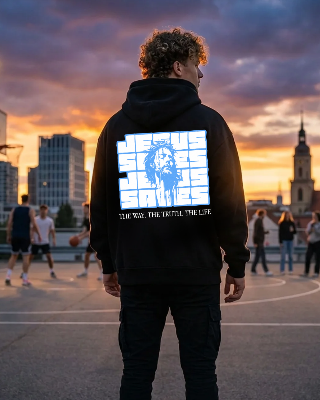 Jesus saves - Oversized Hoodie