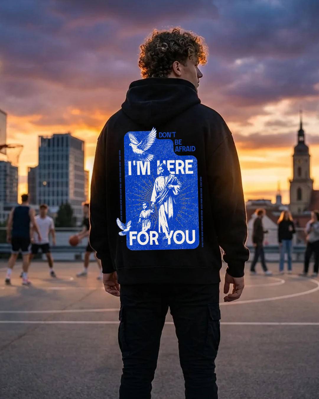 Here for you - Oversized Hoodie