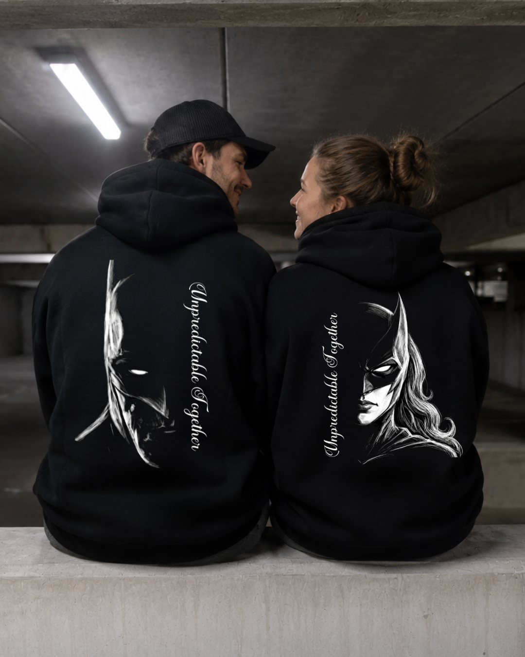 unpredictable together - Couple Hoodie Bundle