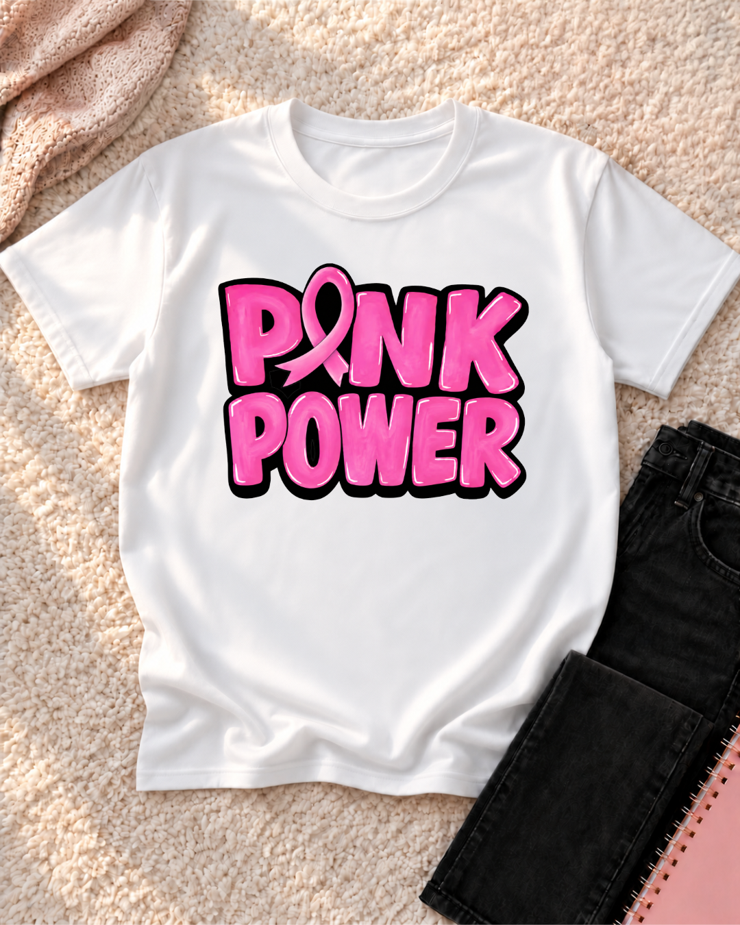 Pink Power - Breast Cancer Awareness Shirt