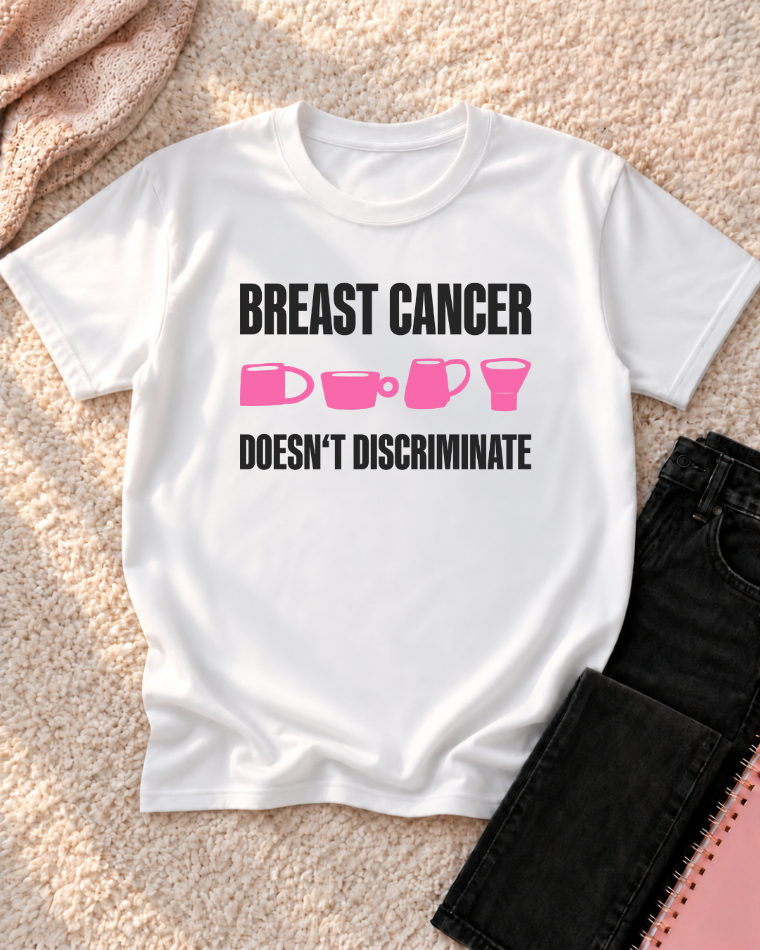 Cancer Doesn't Discriminate - Breast Cancer Awareness Shirt