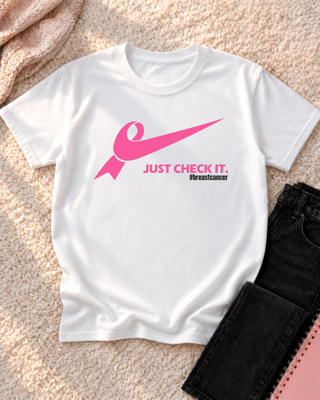 Just Check It - Breast Cancer Awareness Shirt