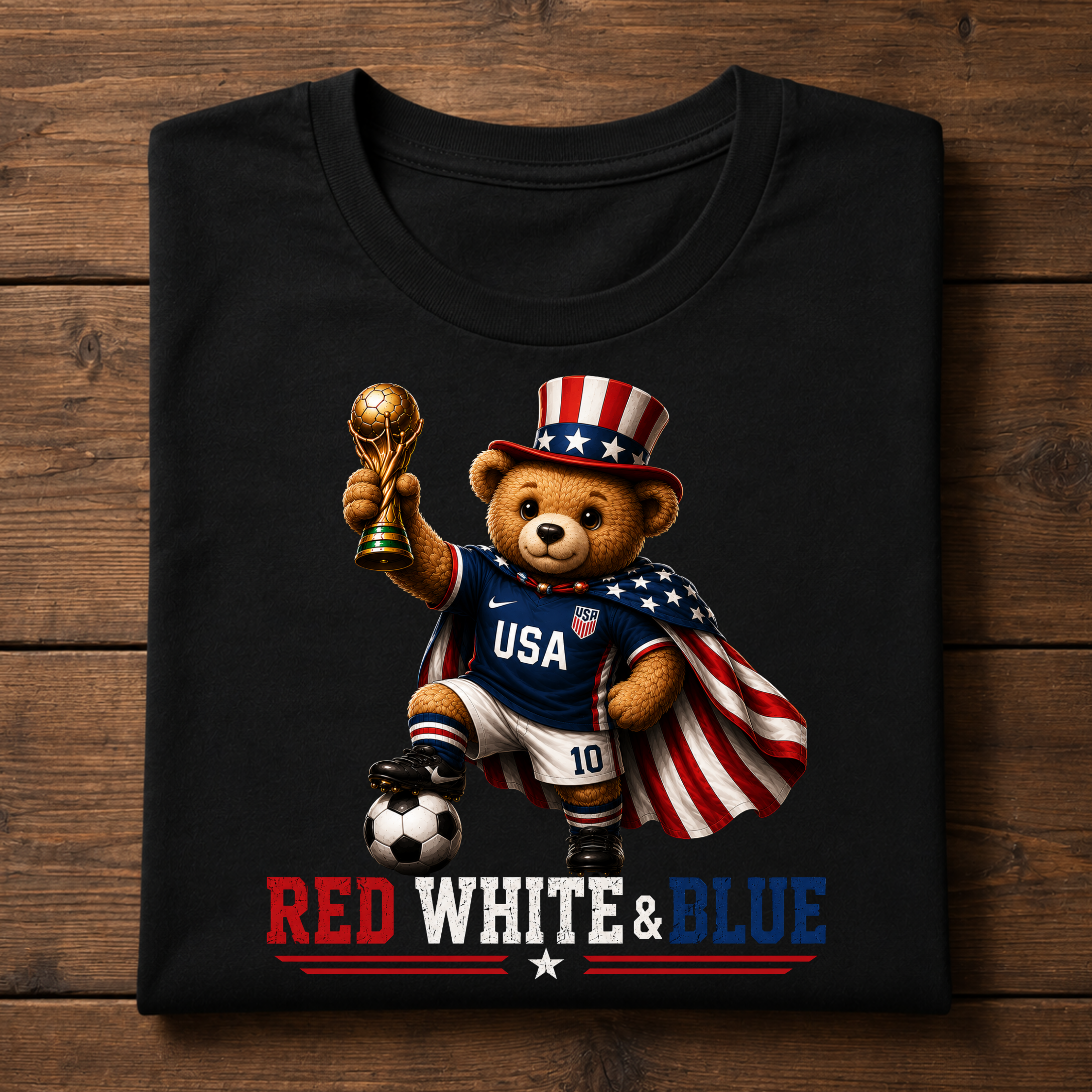 Red, White & Blue Teddy - Shirt Unisex