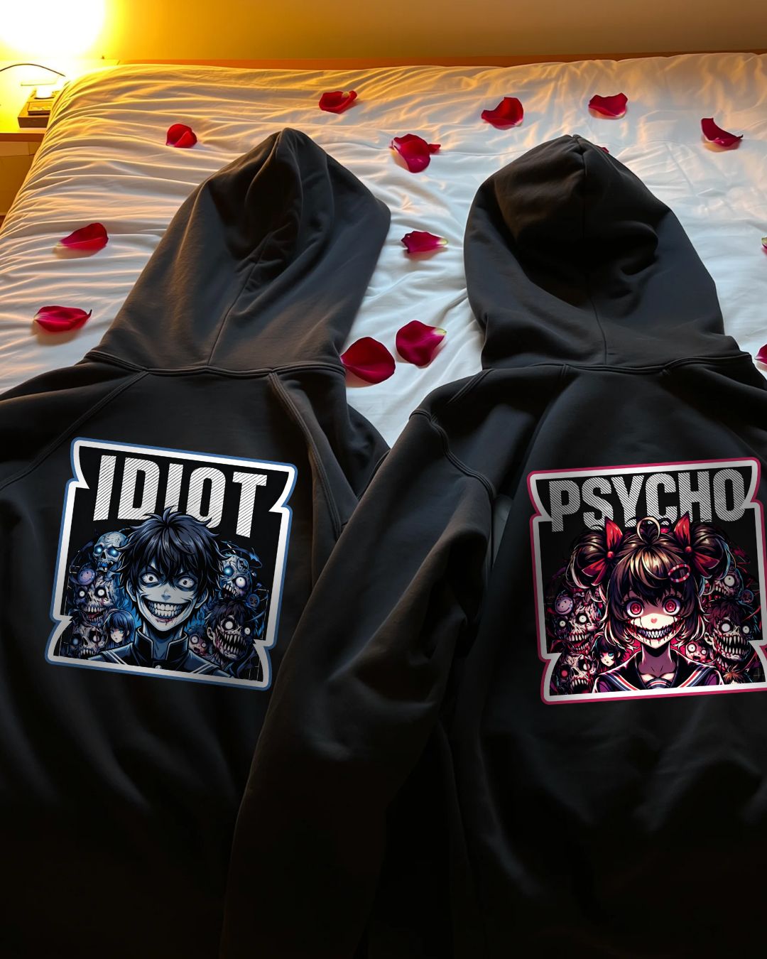 Idiot & Psycho - Couple Hoodie Bundle