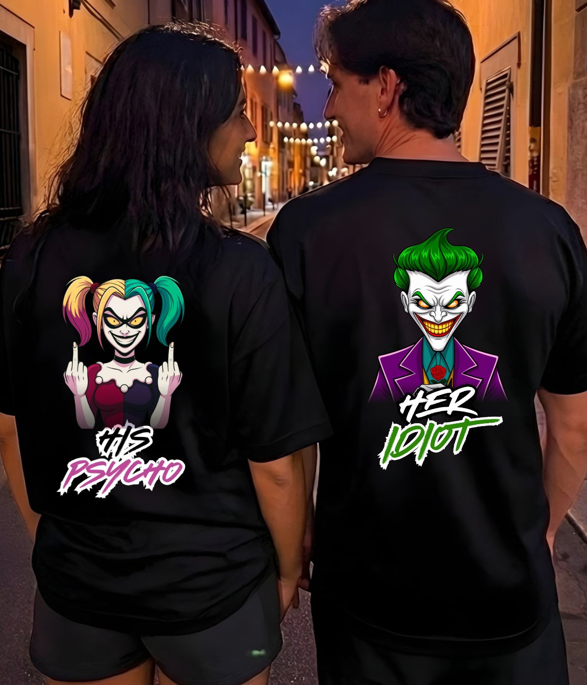 Idiot & Psycho - Couple Shirt Bundle