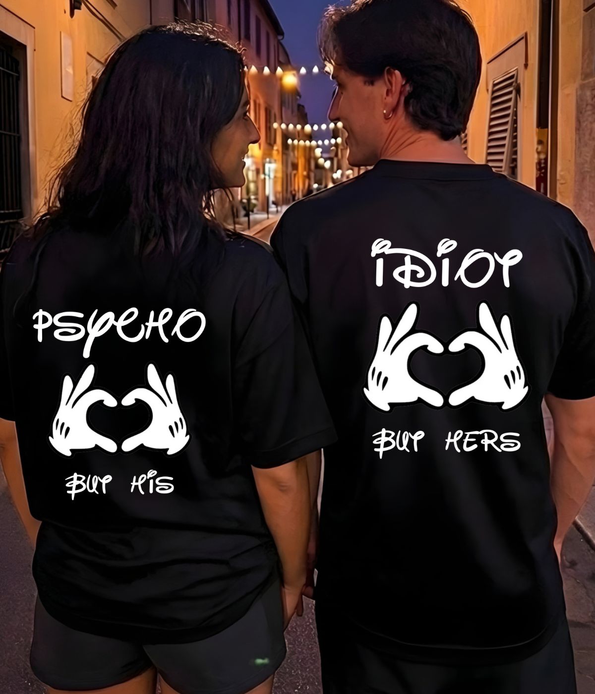 Psycho & Idiot - Couple Shirt Bundle