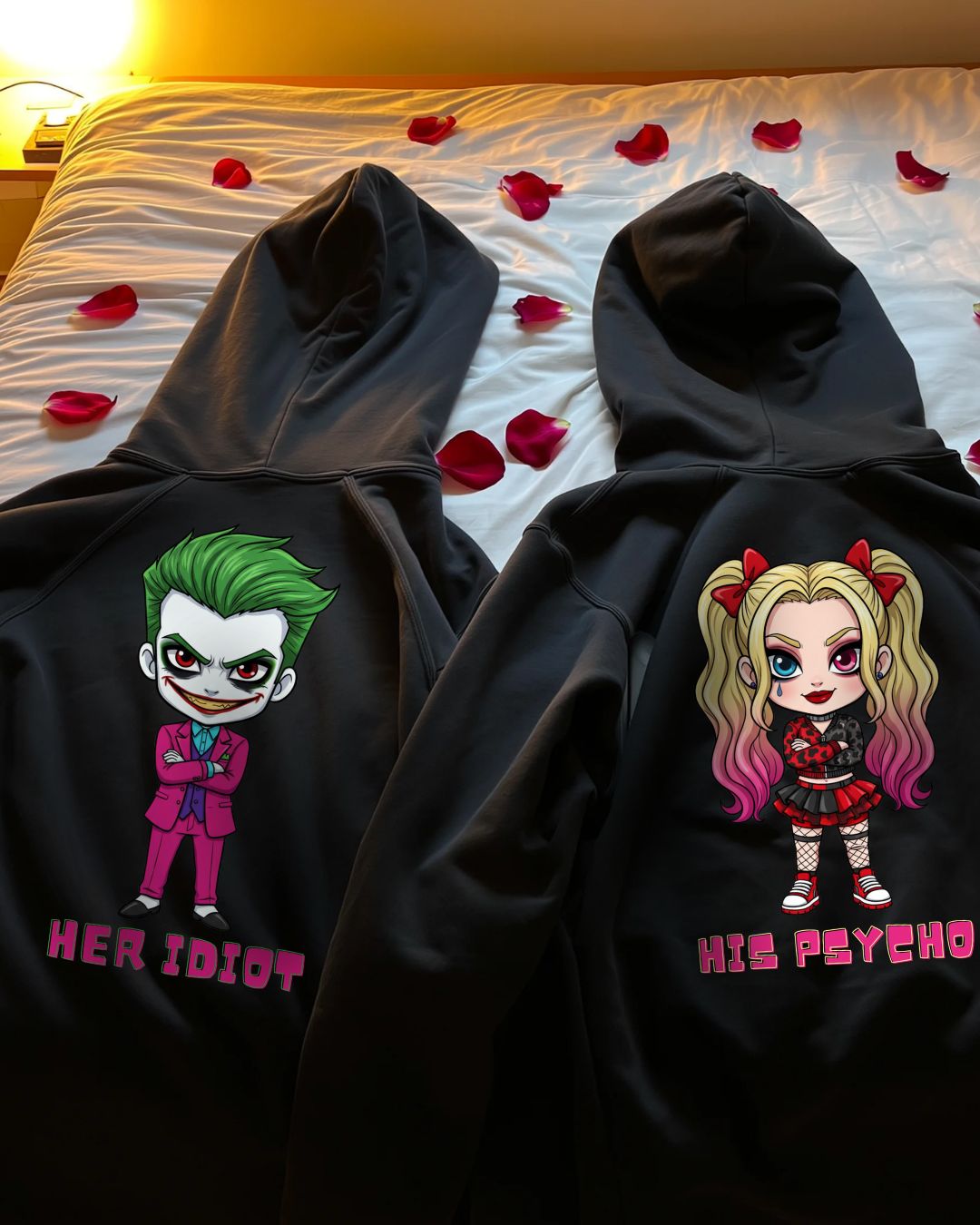 Idiot & Psycho - Couple Hoodie Bundle