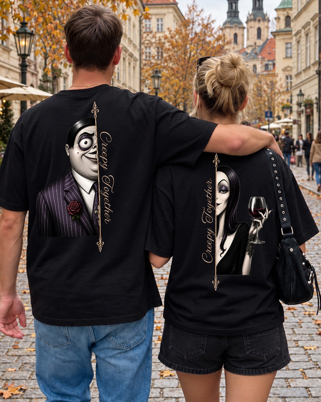 Creepy Together - Halloween Couple Shirt Bundle