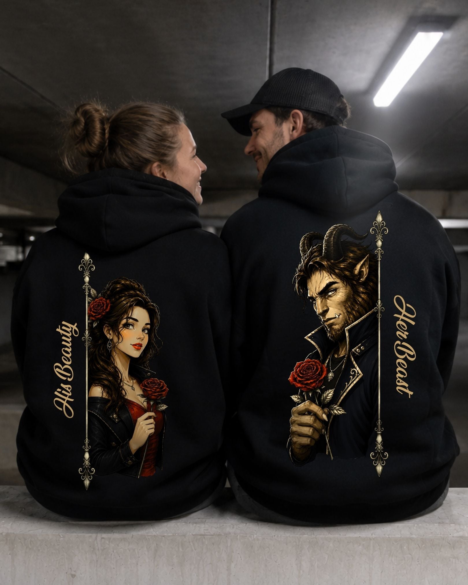 Beauty and Beast - Couple Hoodie Bundle
