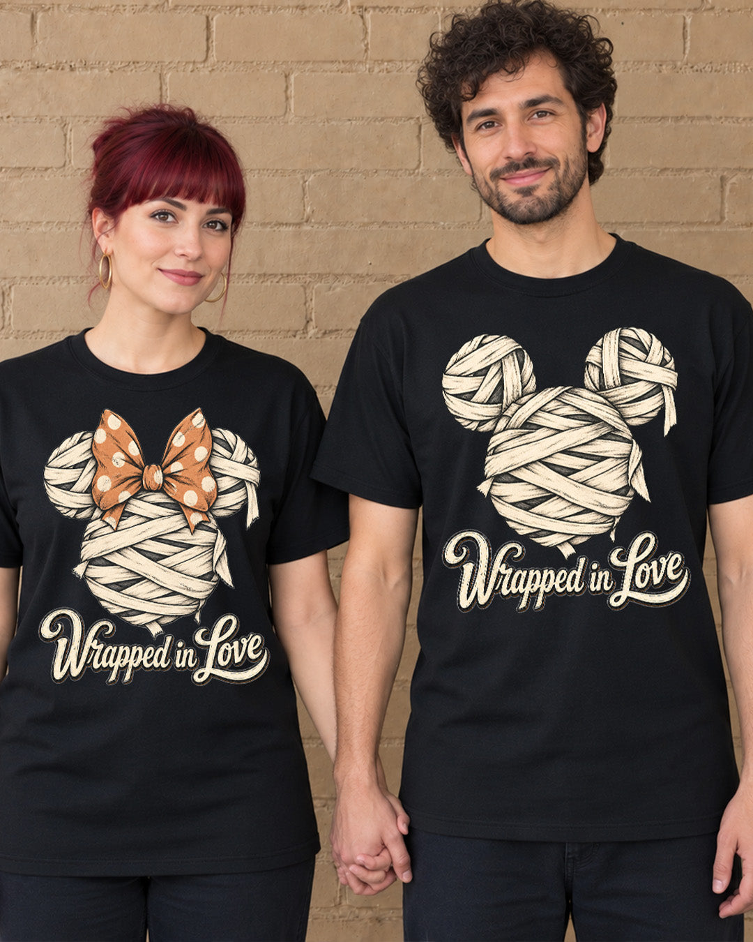 Wrapped in Love - Halloween Couple Shirt Bundle