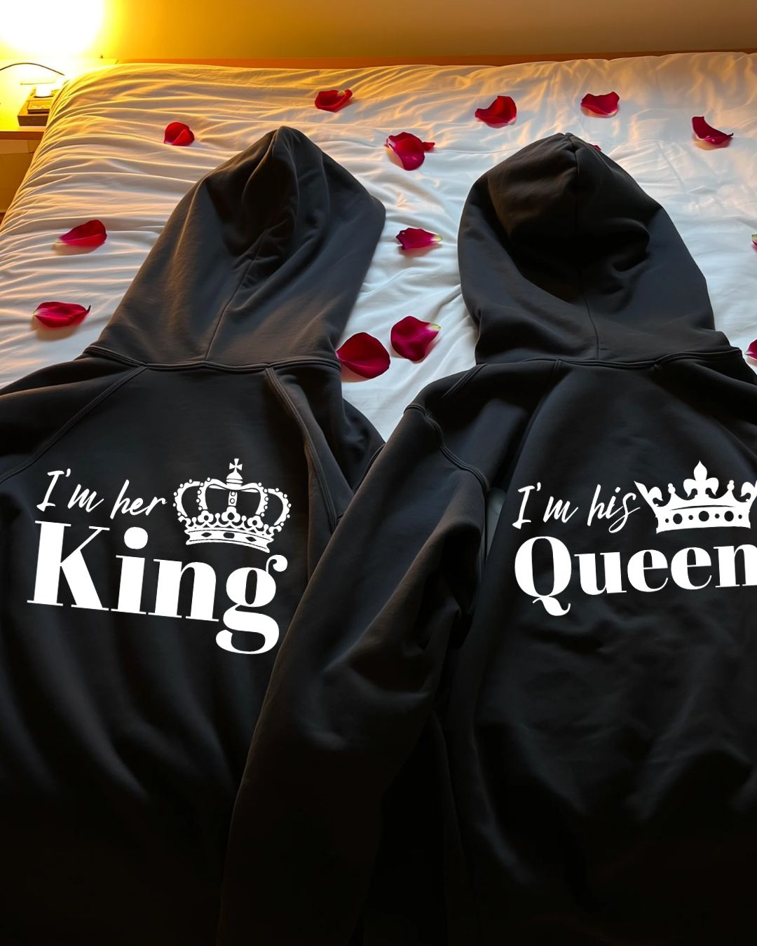 Her King & His Queen - Couple Hoodie Bundle