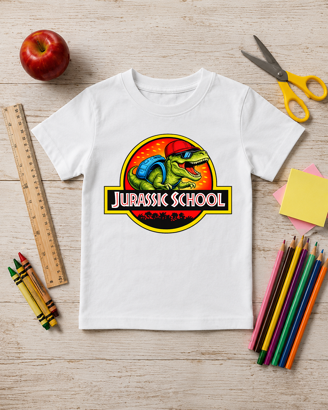 Jurassic School Dinosaur - Perfect First Day Of School Shirt - Unisex
