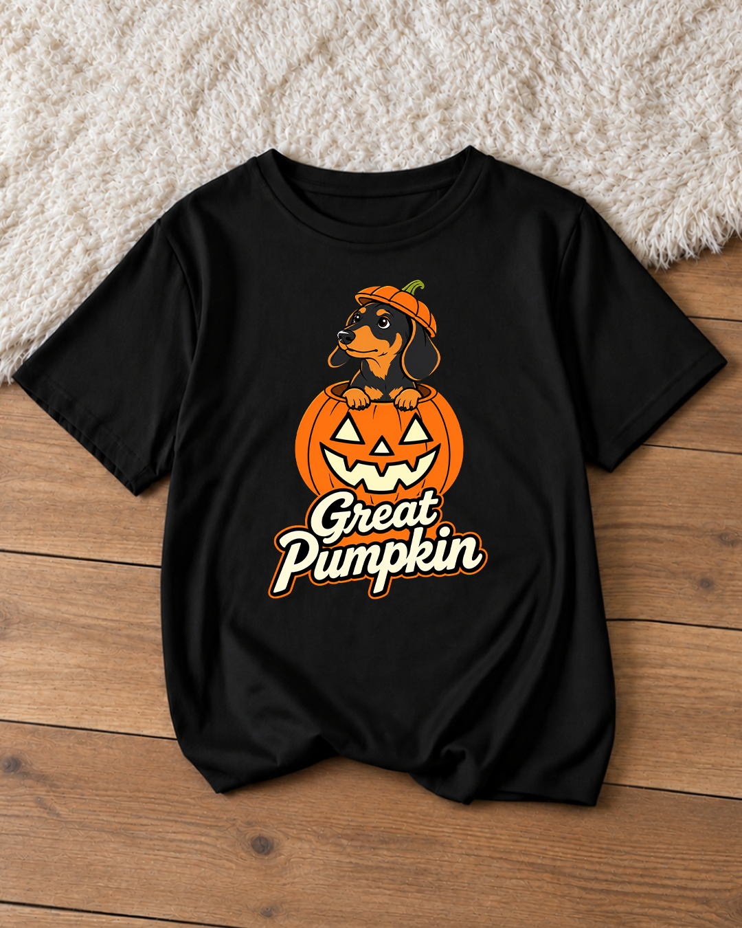 Great Pumpkin Dachshund - Funny Dog Halloween Shirt