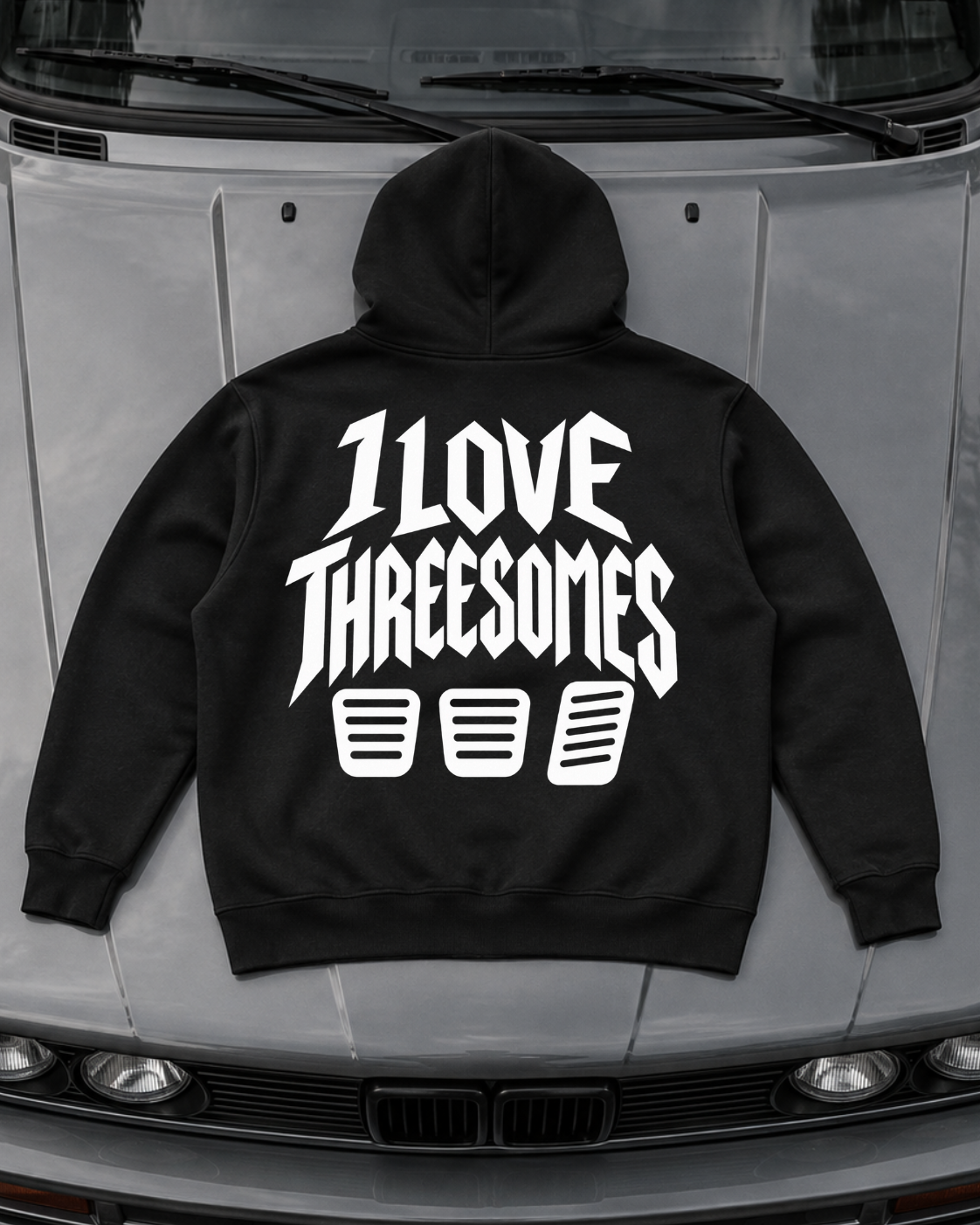 love threesomes - Hoodie Unisex Backprint