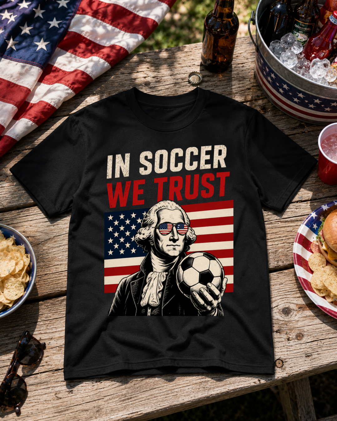 In Soccer We Trust - Shirt Unisex