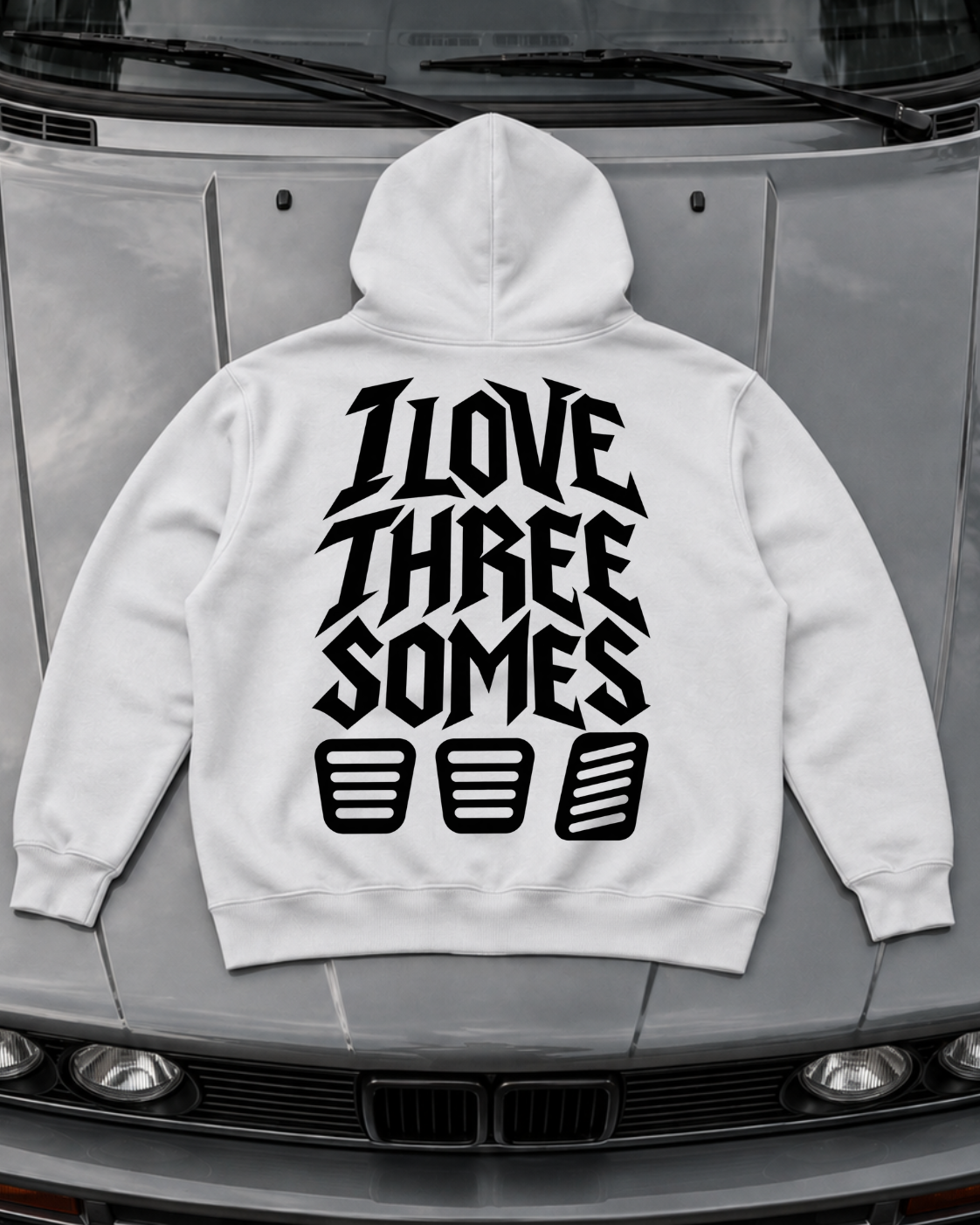 love threesomes - Hoodie Unisex Backprint