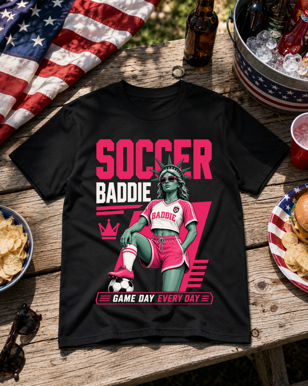 Soccer Baddie - Shirt Unisex