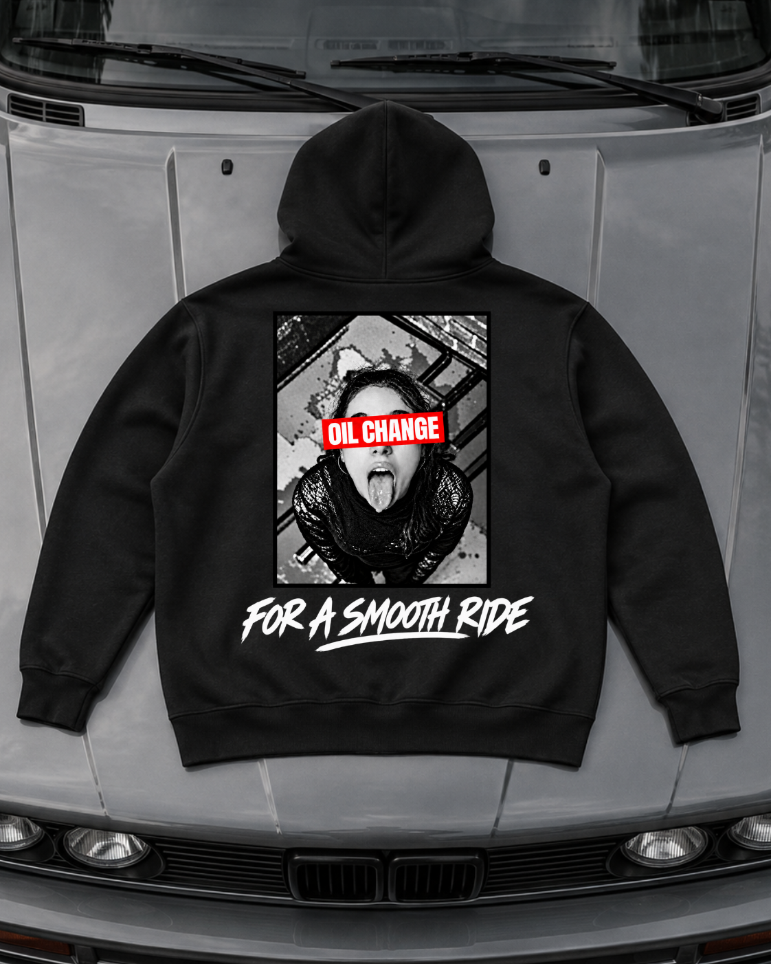 smooth ride - Hoodie Unisex Backprint