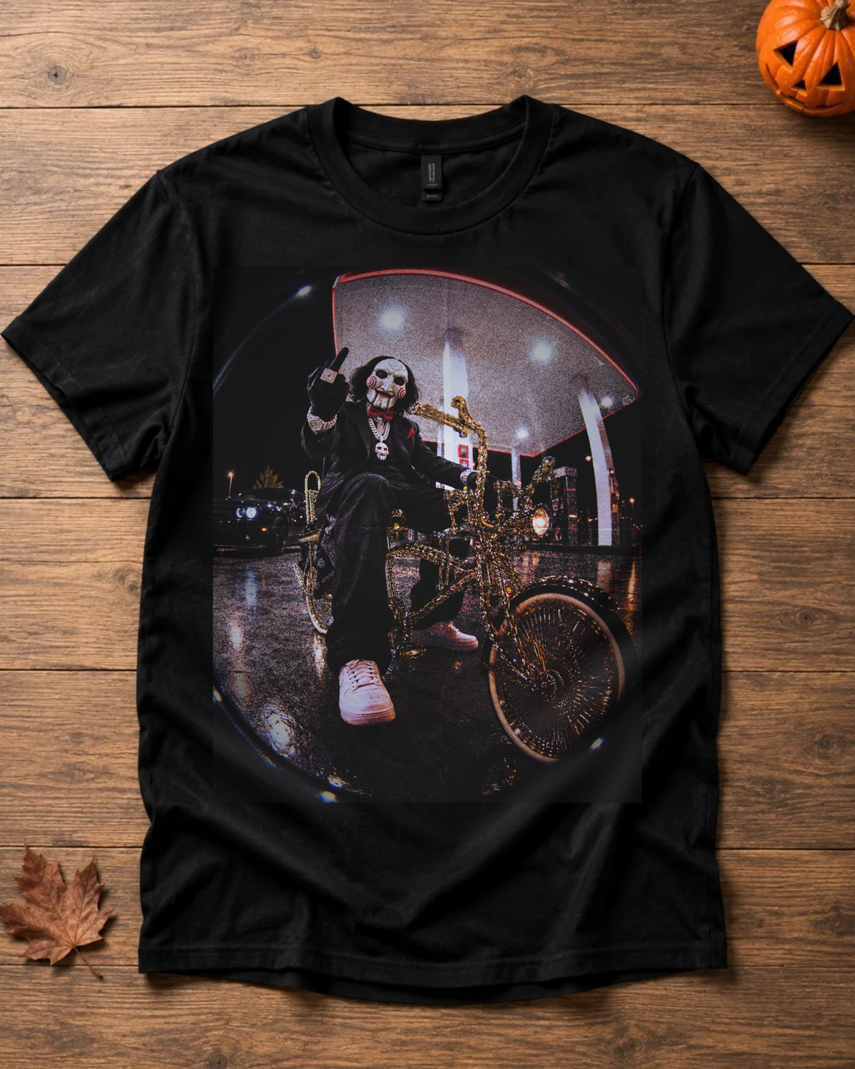 Jigsaw Gas Station - Halloween Shirt Unisex
