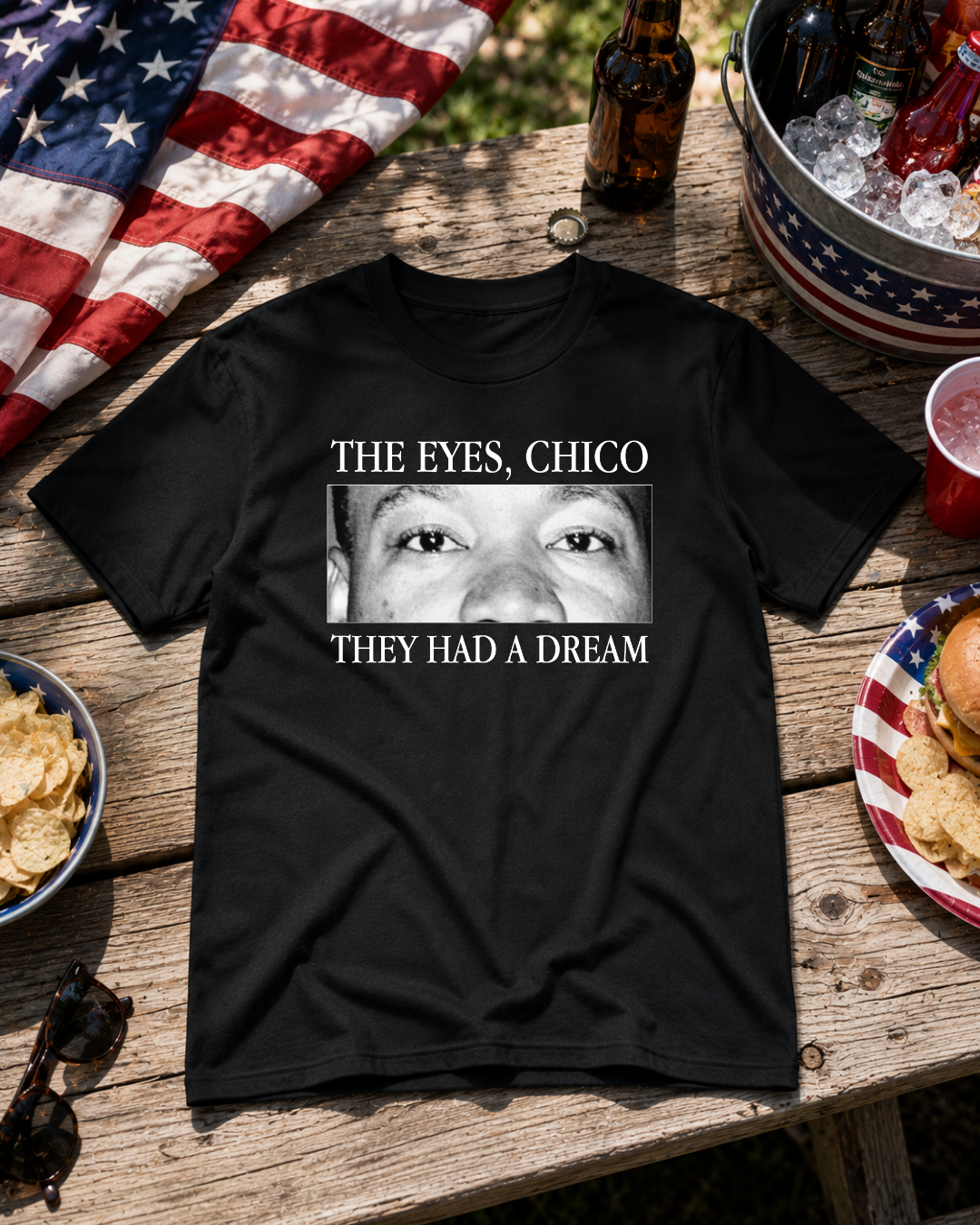 The Eyes MLK  - Shirt Unisex