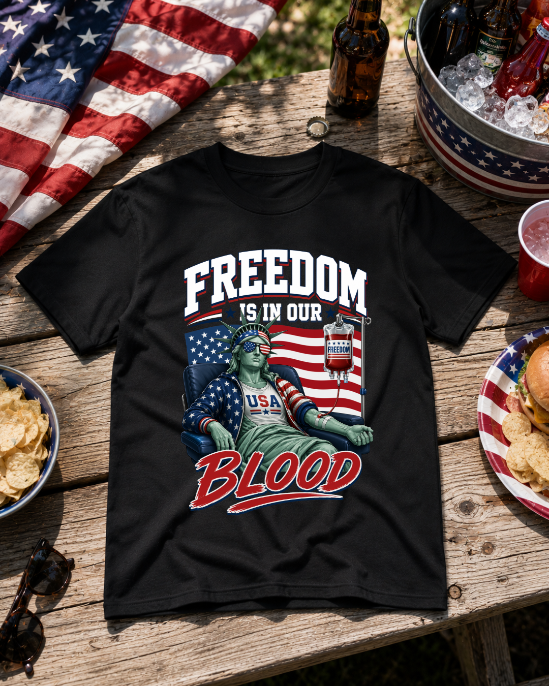 Freedom in our Blood - Shirt Unisex