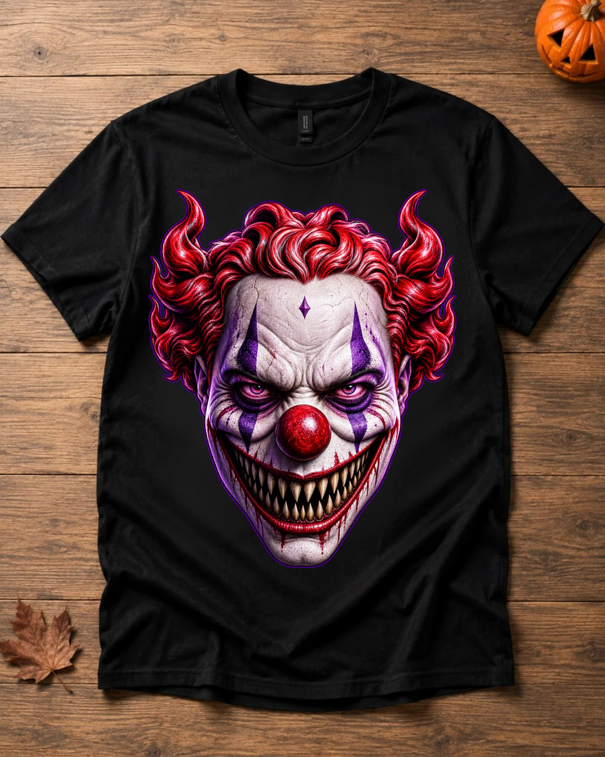 Big Head Clown - Halloween Shirt Unisex