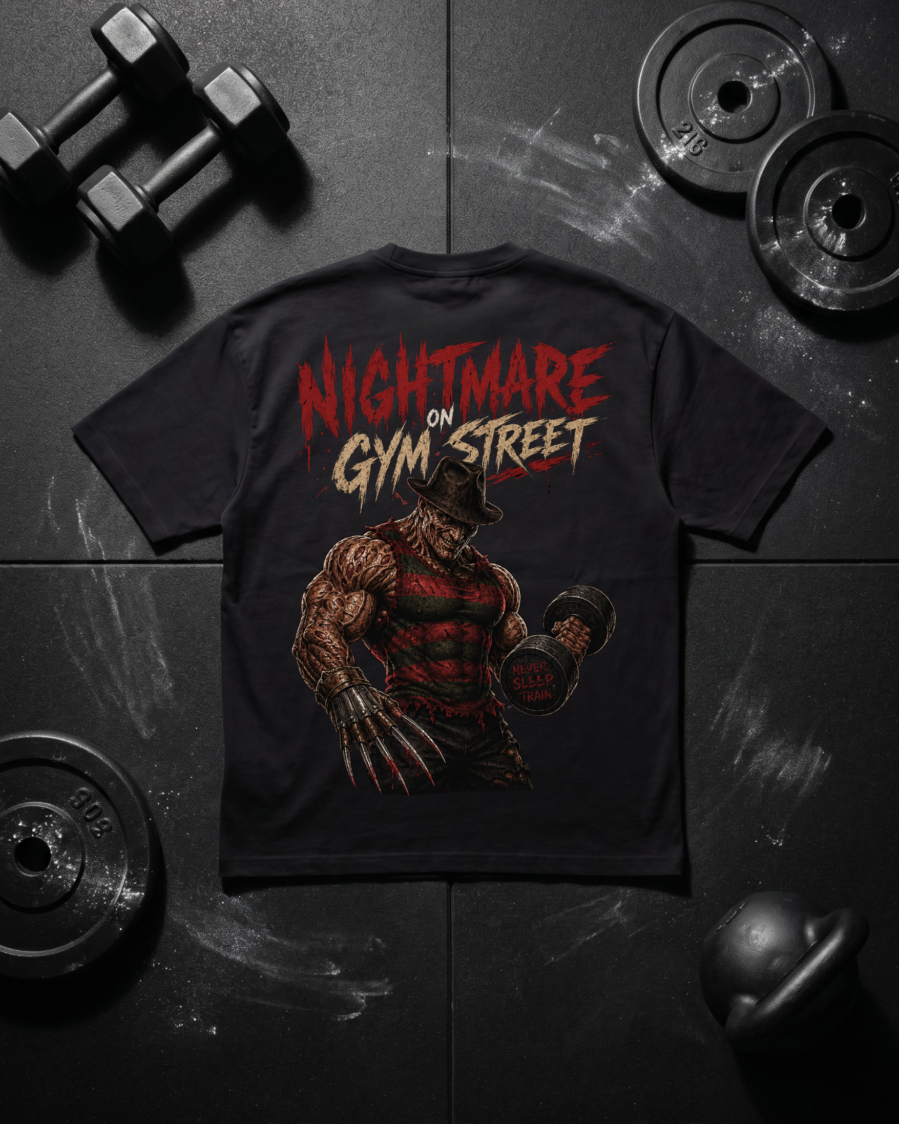 Nightmare on Gym Street - Oversized Shirt