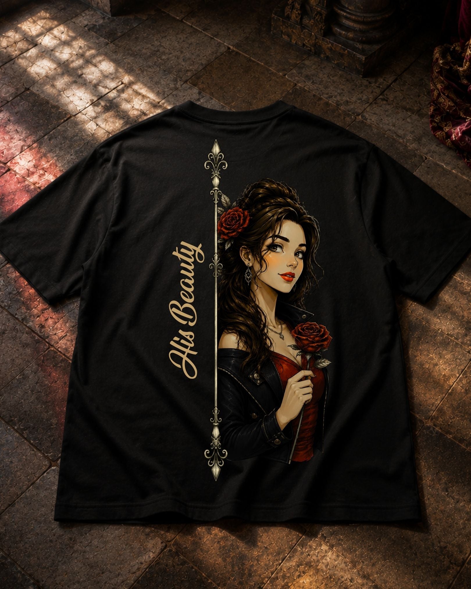 His Beauty Real - Premium Shirt Unisex Backprint ***