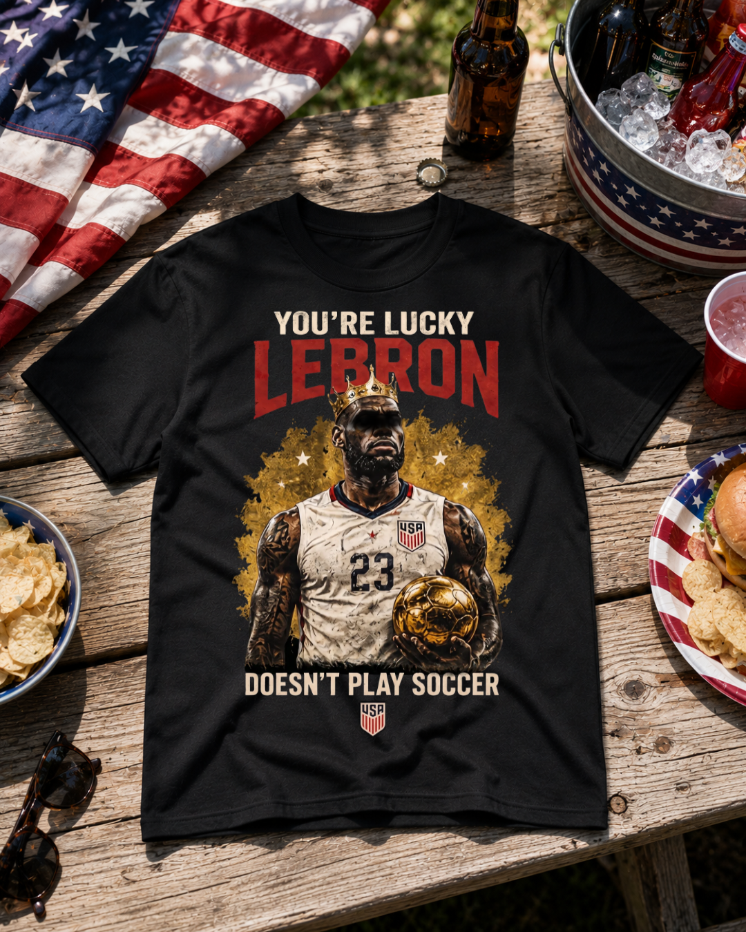 Lebron Soccer - Shirt Unisex