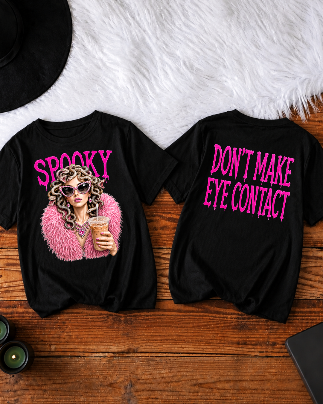 Spooky Medusa Halloween Shirt for Women