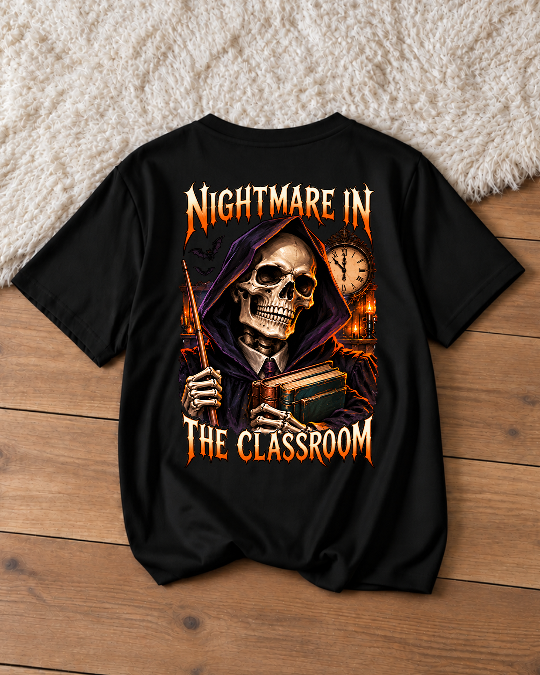 Nightmare in the Classroom - Funny Teacher Halloween Shirt